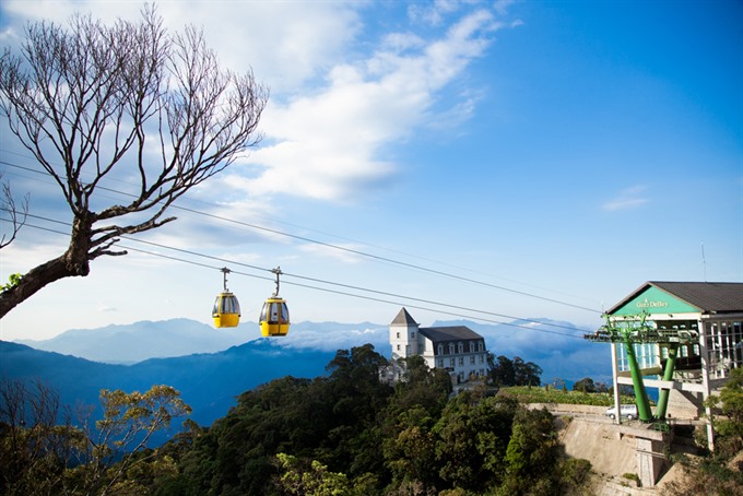 Vast vistas: Getting to the top of Bà Nà hill in a cable car is a journey with unparalleled views. Read more at http://vietnamnews.vn/life-style/416842/tours-in-da-nang-and-hoi-an.html#DbkfeaZVblMjbwXu.99