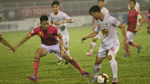 Trung vệ Đình Trọng (21) là lá chắn đáng tin cậy tại CLB Sài Gòn FC