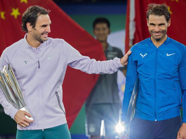 Rafael Nadal (phải) và Roger Federer (trái) vẫn sẽ thách thức các đối thủ trong năm 2018.