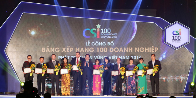 100 businesses are honoured for their sustainable operation (Source: VNA)