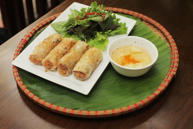The famous Vietnamese dish - Nem (Source: VNA)