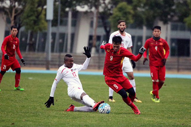 U23 Việt Nam (áo đỏ) cần cải thiện nhiều hơn để tạo dấu ấn tại giải U23 châu Á.  Ảnh: Internet