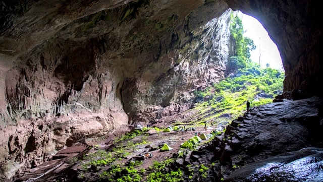 A view in Pygmy Cave, the world's 4th largest in the central province of Quang Binh.