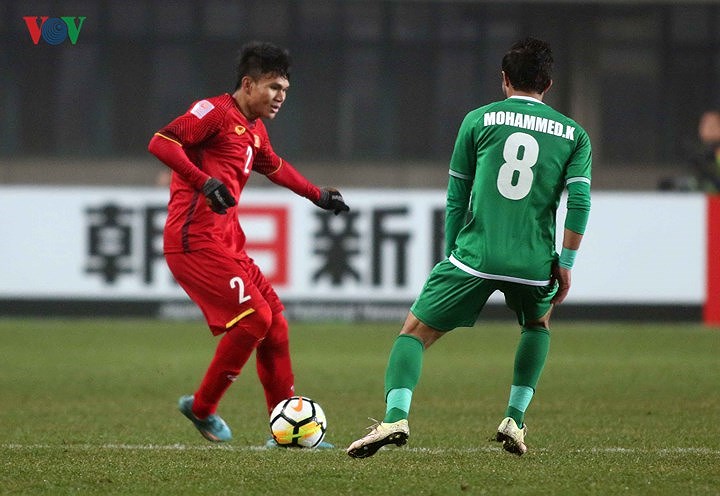 Phạm Xuân Mạnh (sau trận đấu với U23 Australia).