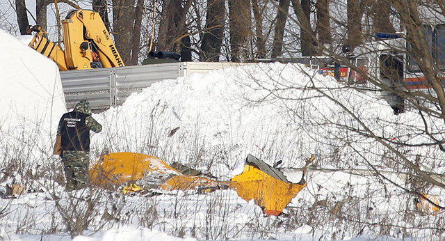 Tìm thấy 1.500 mảnh thi thể nạn nhân vụ rơi máy bay Nga