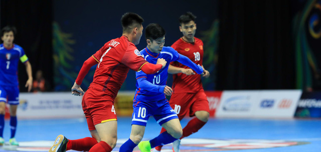 Đánh bại chủ nhà Đài Bắc Trung Hoa, đội tuyển futsal Việt Nam vào tứ kết giải châu Á