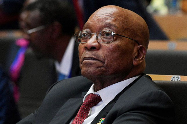 Tổng thống Jacob Zuma đối mặt với nhiều cáo buộc tham nhũng.  Ảnh: AFP