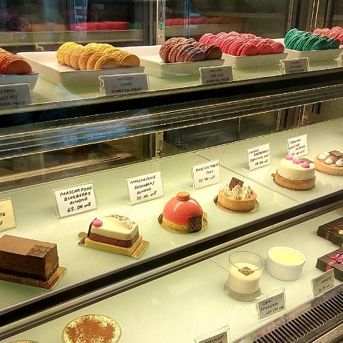 Various kinds of delicious cakes