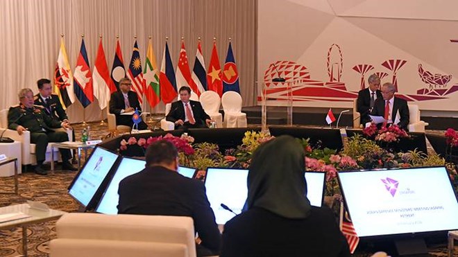 Quang cảnh Hội nghị không chính thức Bộ trưởng Quốc phòng các nước ASEAN. (Nguồn: AFP)