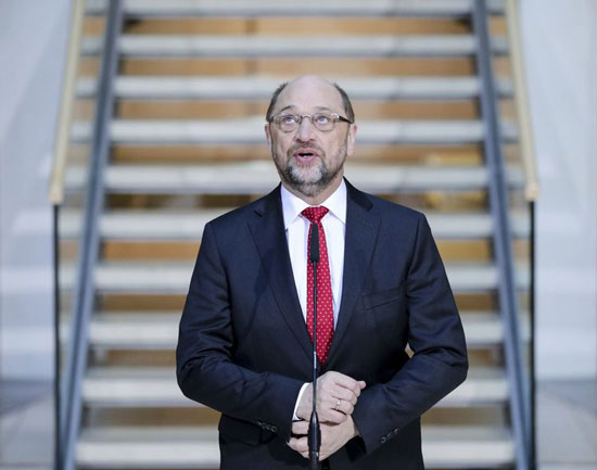 Ông Martin Schulz có thể từ chức Chủ tịch SPD để làm Ngoại trưởng. Ảnh: AP