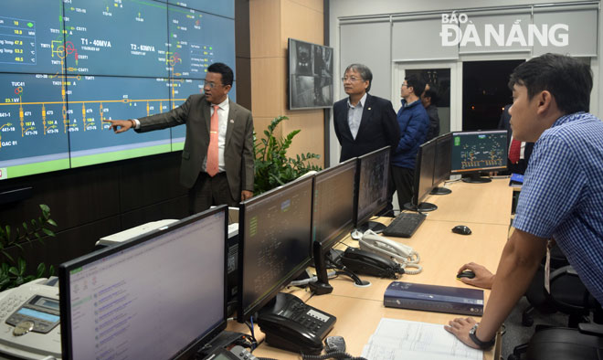 Vice Chairman Tuan visiting the city’s Power Company