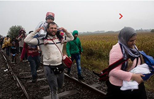 Khủng hoảng tị nạn ở châu Âu năm 2015.