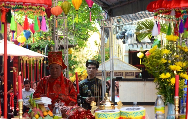 A solemn ritual at the festival (Photo: danang.gov.vn)