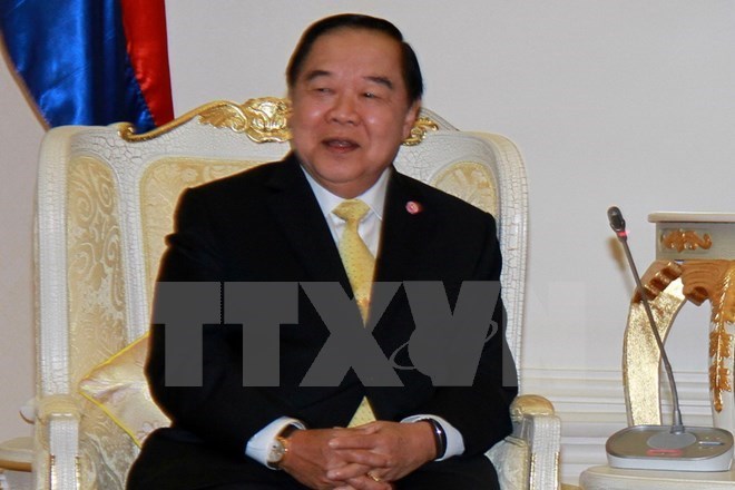 Thai Deputy Minister and Defence Minister Prawit Wongsuwan (Photo: Xinhua/VNA)