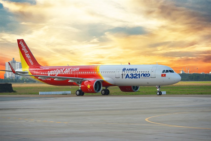 A Vietjet A321 Neo aircraft. — VNS Photo Read more at http://vietnamnews.vn/bizhub/427151/vietjet-sells-tickets-on-two-new-routes.html#uzJssuIoRCaRLi2o.99