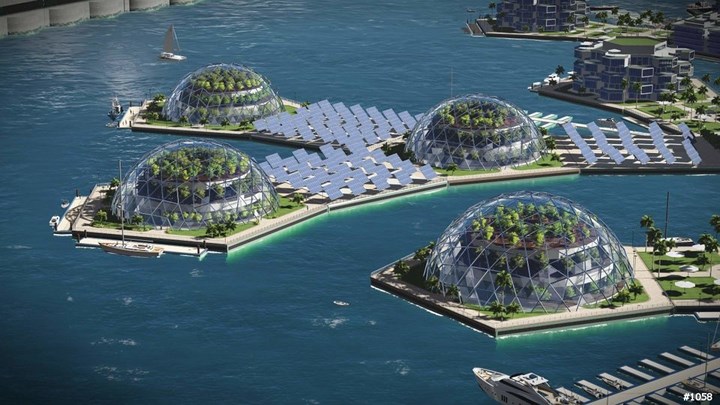 Đầu năm 2017, chính quyền quần đảo Polynesia của Pháp đã cho phép Viện Seasteading thử nghiệm xây dựng thành phố nổi bao gồm nhiều đảo nổi nhỏ trên đại dương.