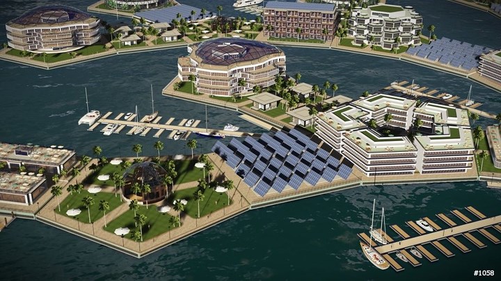 Joe Quirk hy vọng trong tương lai khoảng 10 hòn đảo (trị giá 60 triệu USD này) sẽ được tiếp tục xây dựng.