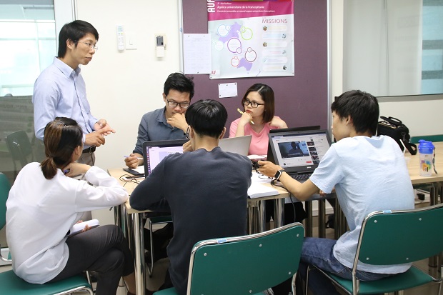 IT students from the Da Nang University of Science and Technology