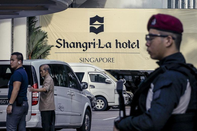 Khách sạn Shangri-La ở Singapore (Ảnh: EPA)