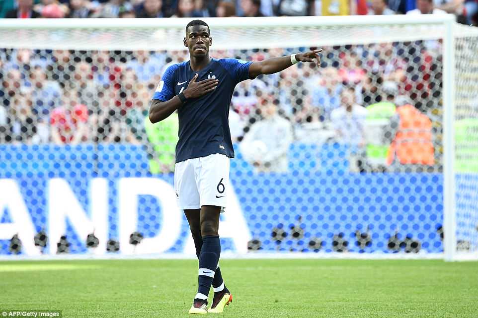 Paul Pogba đã có bàn thắng đầu tiên tại World Cup, giúp đội tuyển Pháp giành chiến thắng vất vả 2-1 trong ngày ra quân. Ảnh: AFP