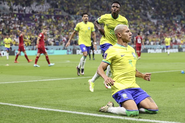 World Cup 2022, bảng G: Richarlison lập cú đúp giúp tuyển Brazil đánh bại Serbia