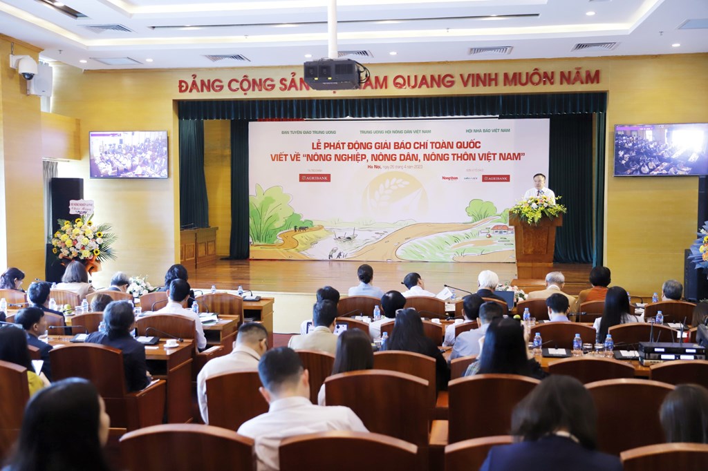 Lễ phát động “Giải báo chí toàn quốc viết về nông nghiệp, nông dân, nông thôn Việt Nam
