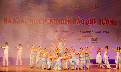 A piece from the “Da Nang and Homeland’s Sea and Islands” programme