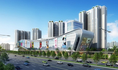 An artist's impression of the Vincom Mega Mall Thao Dien in Ho Chi Minh City