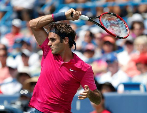 Federer có thể tránh gặp Djokovic cho đến chung kết Mỹ Mở rộng. Ảnh: AP.