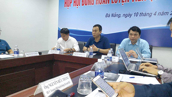 Cuộc họp của HĐ HLV QG diễn ra tại Cung thể thao Tiên Sơn (Đà Nẵng) vào hôm qua.