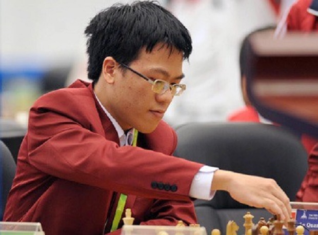 Top Vietnamese chess player Le Quang Liem (Photo vietbao.vn)