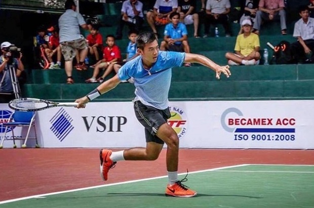 Tennis player Ly Hoang Nam (Photo: baotintuc.vn)