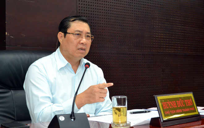 Chủ tịch UBND thành phố Huỳnh Đức Thơ chủ trì phiên họp thường kỳ UBND thành phố tháng 7-2017