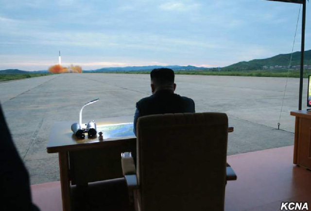 KCNA dẫn lời nhà lãnh đạo Triều Tiên Kim Jong-un nói rằng: “Cuộc diễn tập tên lửa đạn đạo hiện tại là bước mở đầu trong hoạt động của quân đội Triều Tiên ở Thái Bình Dương và là khúc dạo đầu vô cùng quan trọng trước khi tấn công Guam