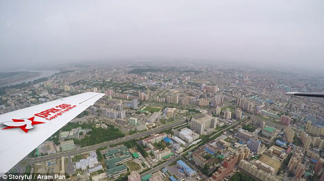 Những tòa nhà cao tầng tại Bình Nhưỡng xuất hiện trong đoạn video của Aram Pan (Ảnh: Aram Pan)
