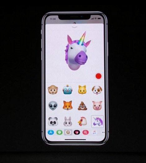 Apple còn sáng tạo những emoji động vật mới có tên gọi Animoji.