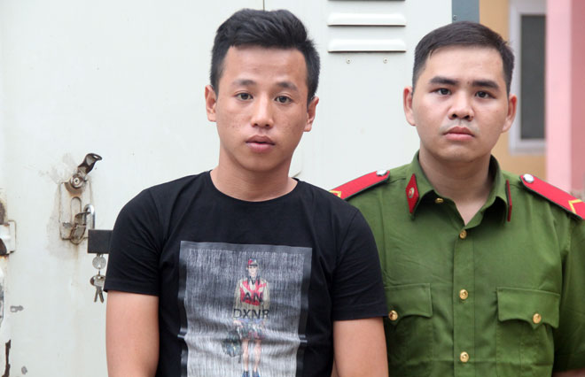 Đối tượng Huỳnh Ngọc Nhân bị áp dụng lệnh khởi tố, bắt tạm giam vào chiều 17-10.