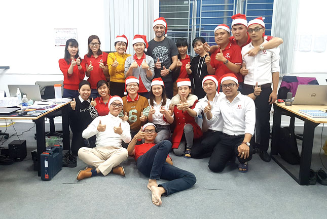 Các hoạt động tập thể góp phần gắn kết người lao động tại Công ty Lovepop Việt Nam.