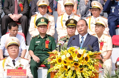 Thủ tướng Nguyễn Xuân Phúc phát biểu tại buổi lễ - Ảnh: VGP