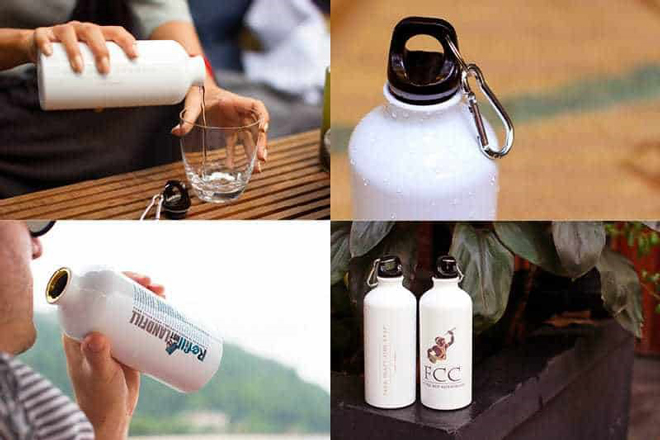 Hiệp hội Khách sạn Campuchia phát động chiến dịch sử dụng chai đựng nước bằng kim loại nhằm tái sử dụng. Sau 3 năm đã có 110.000 chai như thế được bán ra. 