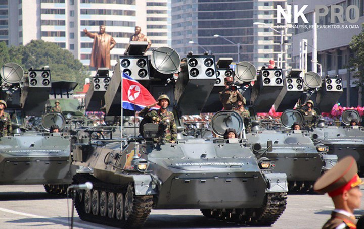 Lễ diễu binh lần thứ 70 Quốc khánh Triều Tiên không có tên lửa