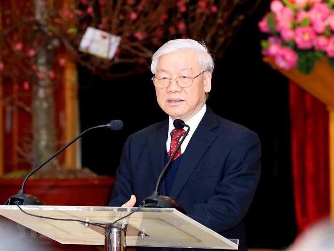 General Secretary of the Communist Part of Viet Nam Central Committee Nguyen Phu Trong.