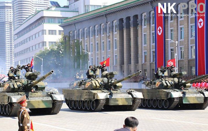 Xe tăng Pokpung-ho (Bão phong Hổ) hiện đại nhất trong biên chế Triều Tiên.