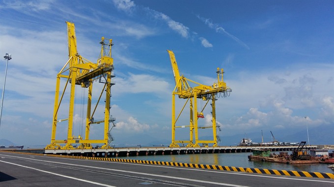 A new pier at the Tien Sa Port in Da Nang. The port will be overloaded in 2020 with 10 million tonnes of cargo, and the port will host only cruise ships after 2030. 