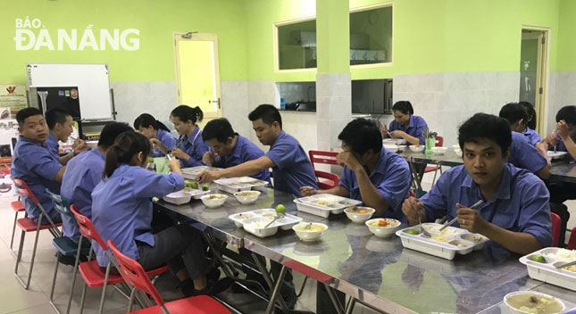 The Kamui Vietnam Co Ltd always pays heed to ensuring nutritious mid-shift meals for its workers  