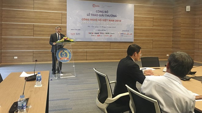 Deputy Minister of Information and Communications Nguyen Minh Hong said that the ceremony to present the first-ever Vietnam Digital Awards 2018 will be held in Hanoi on November 19. (Photo: tapchicongthuong.vn)