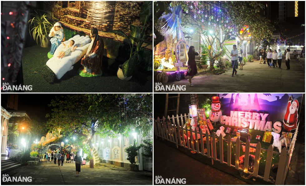  Highly impressive decorations giving a new look to the Da Nang Cathedral on this year’s festive season