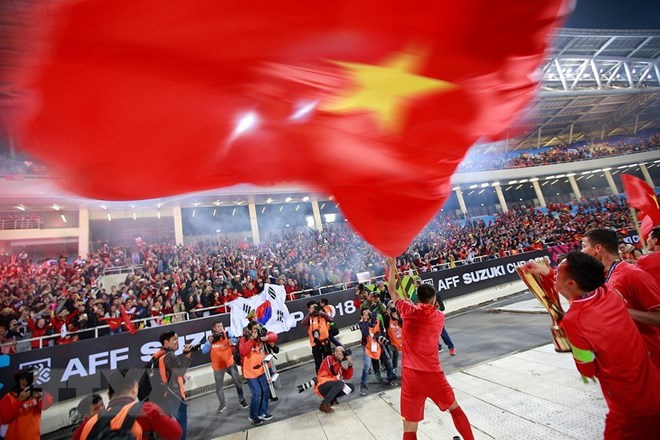 Tuyển Việt Nam sắp bước vào cuộc chiến mới tại Asian Cup 2019. (Ảnh: Trọng Đạt/TTXVN)