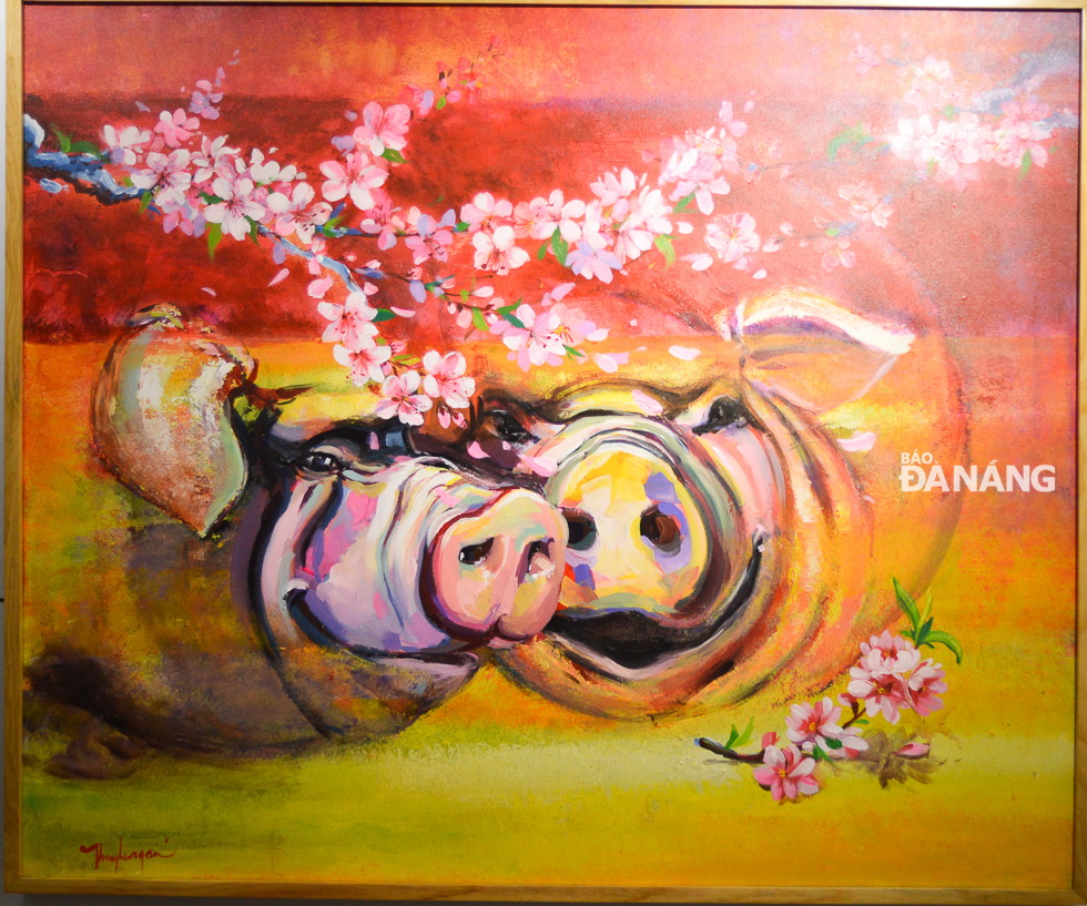 ‘Doi Ban Ngay Tet’ (A Couple of Friends in Tet) by Le Ngan Thuy.