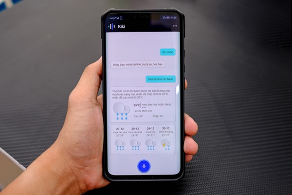 Ki-Ki, the first Vietnam-made chatbot, was presented at Zalo AI Summit 2018 in late December 2018.— Photo enternews.vn Read more at http://vietnamnews.vn/society/505564/viet-nam-seeks-ai-training-and-investment.html#yMlw2Rgb6RmD4Hzt.99